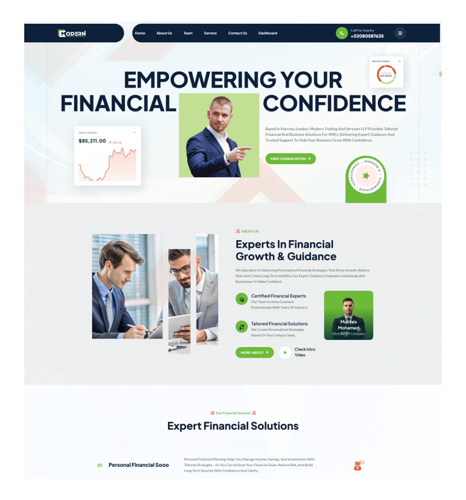 Modern Trading Service Screenshot 1