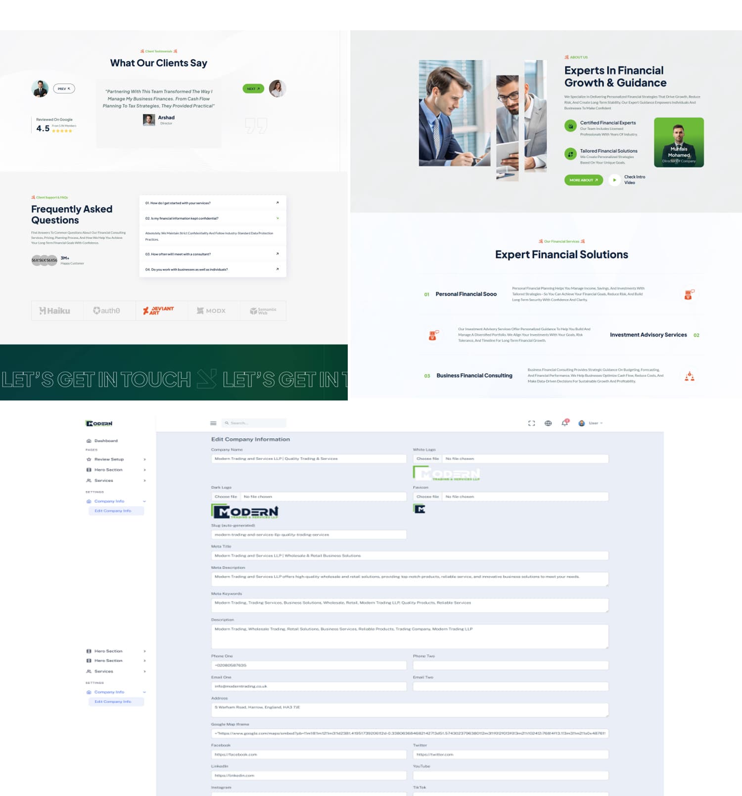 Modern Trading Service Screenshot 2